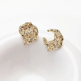 Moon Ear Studs Earrings Jewelry Findings Brass Plated Accessories 1.8*20mm