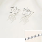 S925 Sterling Silver Earrings Tray with Amber Bees