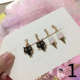 2 Pairs Kids Rainbow Butterfly Ear Clip Party Earrings