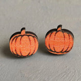 Spooky Red Lips and Fangs Halloween Earrings for Women