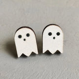 Spooky Red Lips and Fangs Halloween Earrings for Women