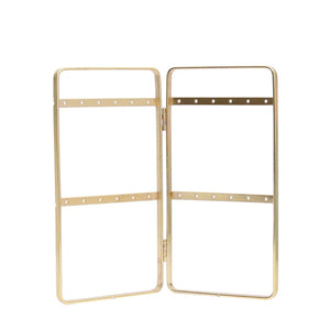 Portable Metal Jewelry Holder for Earrings