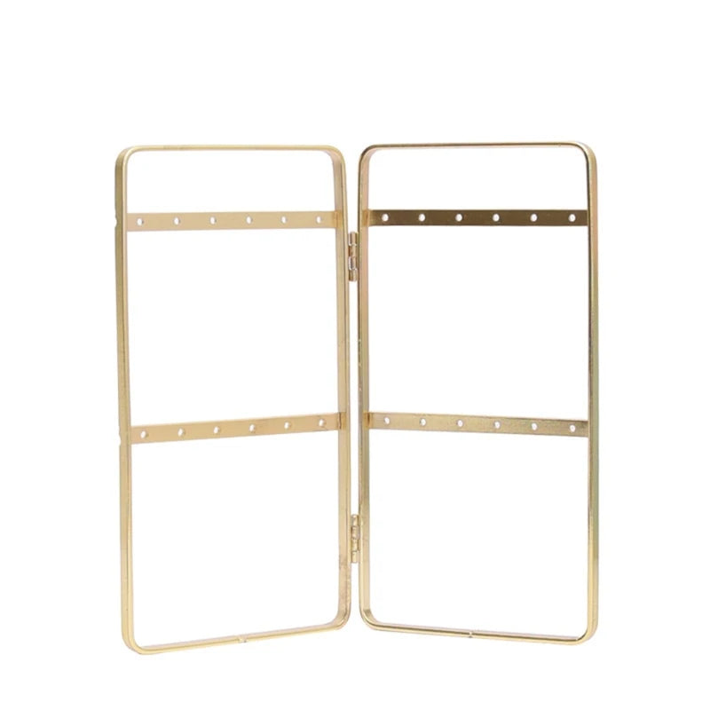 Portable Metal Jewelry Holder for Earrings