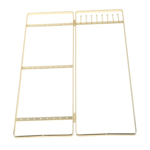 Portable Metal Jewelry Holder for Earrings