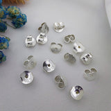 925 Sterling Silver Earring Backs Locking Studs Butterfly Earring Nut Stop