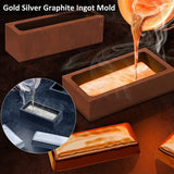 2 Pcs 1KG Graphite Ingot Mold Crucible Metal Casting Mold