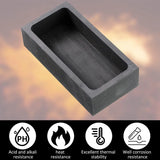 2 Pcs 1KG 665 G Graphite Ingot Mold Crucible Metal Casting Mold