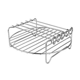2 Pcs Multi-Purpose Double Layer Rack with Skewer for XL Airfryer