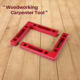 2 Pcs Aluminium Alloy Positioning Squares Right Angle Woodworking Carpenter Tool