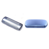 2 Pcs Aluminum Glasses Case - Silver