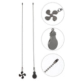 2 Pcs Beaded Chandelier Fan Extension Cord Hanging Chain Ceiling Pull Chains