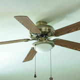 2 Pcs Bedside Lamp Fan Light Pendant Decorative Pull Chain Fixture