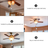 Ceiling Fan Pendant Light Chain Pull with Rhinestones Decoration