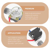 2 Pcs Ceiling Fan Switch 3 Wire Pull Chain for Fans Zipper Chains Control Light