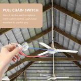 2 Pcs Ceiling Fan Switch 3 Wire Pull Chain for Fans Zipper Chains Control Light