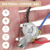 Ceiling Fan Light Switch Pull Chain Translucent Replacement Control Copper