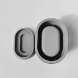 2 Pcs Concrete Flower Pot Planter with Lid Silicone Mould