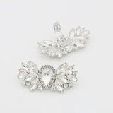 2 Pcs Rhinestone Shoe Clips Brooches Shoes Jewelry Clutch Dress Hat Clips