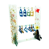 2 Pcs Earring Display Stand Moulds Set Jewelry Organizer Holder Mold