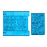 2 Pcs Earring Display Stand Moulds Set Jewelry Organizer Holder Mold