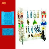 Earring Storage Rack Drop Glue Molds Jewelry Display Silicone Mold