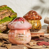 2 Pcs Epoxy Mushroom Jar Storage Box Mold DIY Home Decoration Jewelry Storage