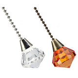 2 Pcs Ceiling Pendant Crystal Ball Extension