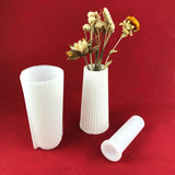 2 Pcs Flower Pot Pen Holder Silicone Molds for Resin Casting or Cement Mold