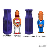 Wedding Couple Penis Candle Epoxy Resin Mold Silicone Mould