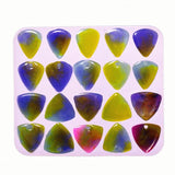 2 Pcs Guitar Picks Resin Mold Silicone Epoxy Casting Mold Craft N2UE