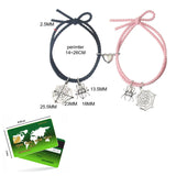 Halloween Spider Couple Bracelets Magnetic Matching Bangles
