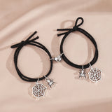 Halloween Spider Couple Bracelets Magnetic Matching Bangles