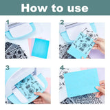 2 Pcs Halloween Plastic Embossing Folders for DIY Crafts