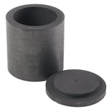 2 Pcs High Purity Graphite Melting Crucible with Lid Cover, 40x40mm & 40x30mm