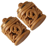 2 Pcs Hollow Sachet Home Perfume Carving Bottle Diffuser Openable Bottle