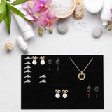 Velvet Ring Box Liner Earring Holder Display Stand