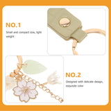 2 Pcs Key Fob Lily Keychain Backpack Charm Handbag Decorate Car Ladies