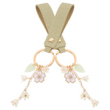 2 Pcs Key Fob Lily Keychain Backpack Charm Handbag Decorate Car Ladies