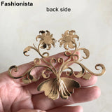 2 Large Filigree Butterfly Flowers 85x60mm Metal Ornament Jewelry Findings