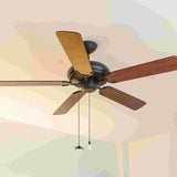 2 Pcs Ceiling Fan Light Pull Chain Extender Decorative Metal