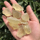 2 Pcs Citrine Rough Stone Raw Mineral Crystal Reiki Healing