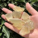2 Pcs Citrine Rough Stone Raw Mineral Crystal Reiki Healing
