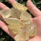2 Pcs Citrine Rough Stone Raw Mineral Crystal Reiki Healing