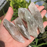 2 Pcs Green Quartz Rough Stone Crystal Reiki Healing Home Decor