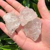 2 Pcs Natural Rock Quartz Rough Mineral Specimen Crystal Reiki Healing Stone