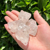 2 Pcs Natural Rock Quartz Rough Mineral Specimen Crystal Reiki Healing Stone