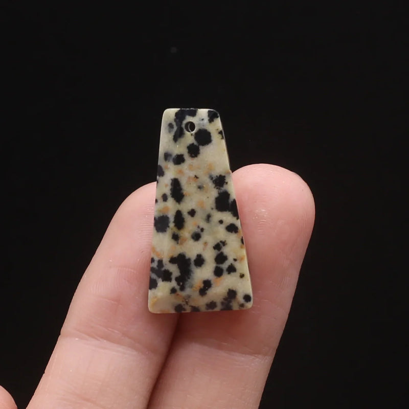 2 Pcs Crystal Agate Chakra Charms for Jewelry Making