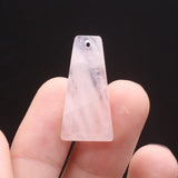 2 Pcs Crystal Agate Chakra Charms for Jewelry Making