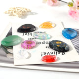 2 Pcs Oval Water Drop Pendant Epoxy Resin Mold DIY Jewelry Tools