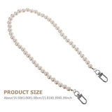 2 Pcs Pearl Waist Chain Pants Metal Retro Keychain for Women Jeans